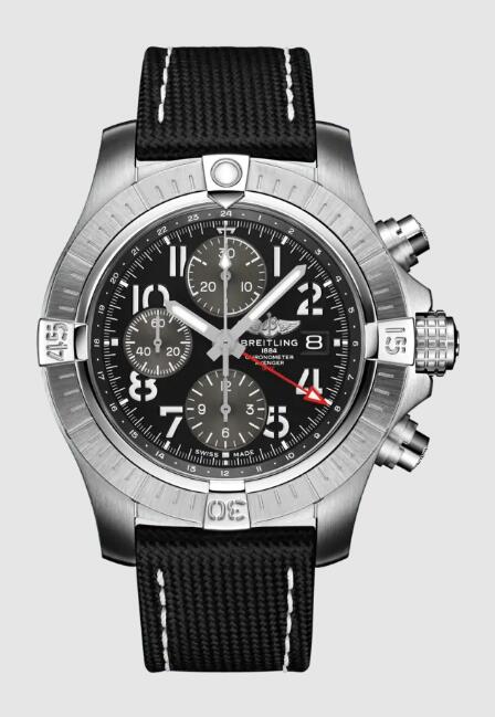 Review Breitling AVENGER CHRONOGRAPH GMT 45 Replica watch A24315101B1X1